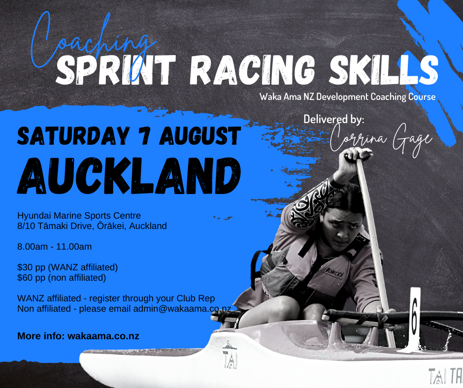 Enter now! Development Coaching - Coaching Sprint Racing Skills (Auckland)